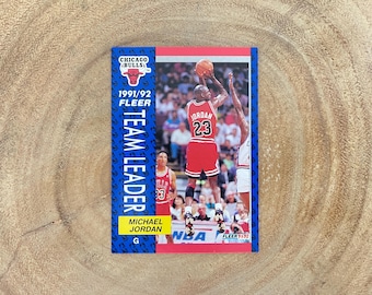 1992 Fleer Sports Cards Michael Jordan #375 Trading Card