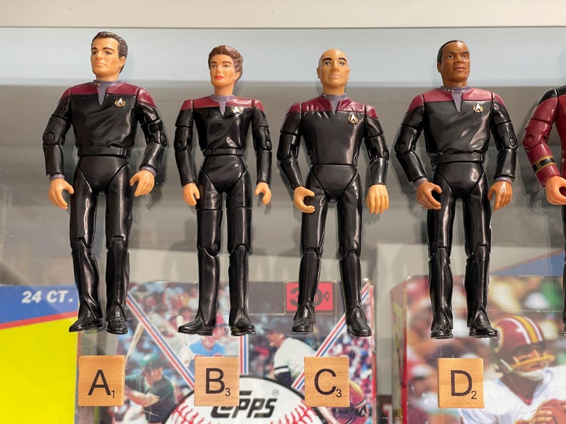 Early 1990's Star Trek Figures, the Next Generation, Deep Space Nine ...
