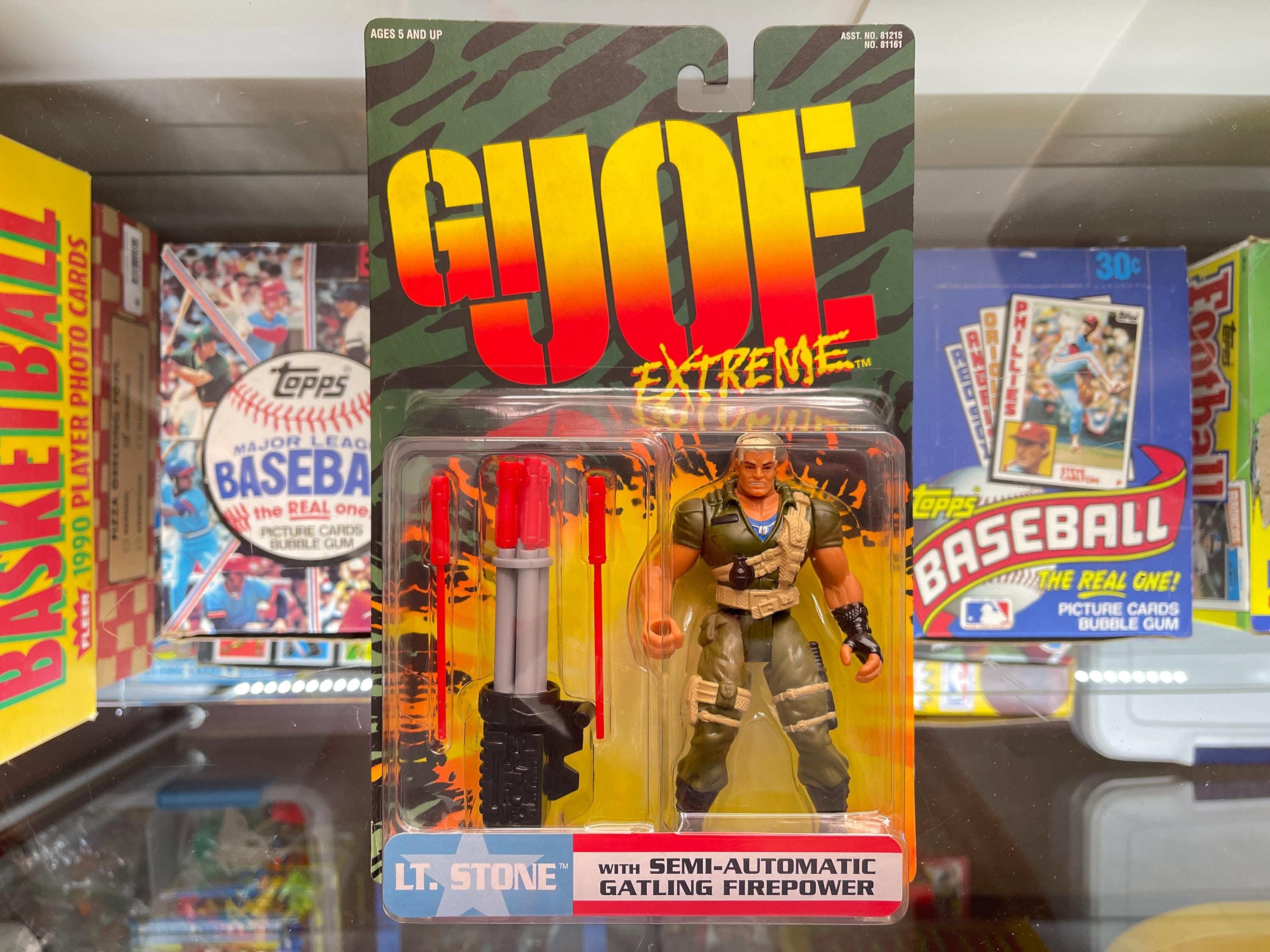 1995 G.I. Joe Extreme, Lt Stone, Semi-automatic Gatling Fire Power