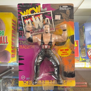 Kevin Nash WCW NWO Action Figure, Vintage Toy Biz Wrestling Figure 1998, Wwf Wcw Wrestling Collectible, moc, nip