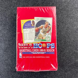 1990-91 NBA Hoops Hobby Box Containing 36 Packs - Etsy