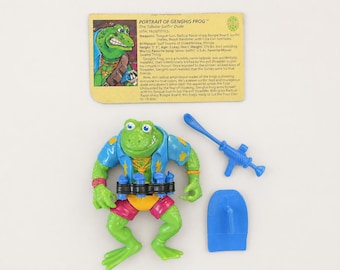 Genghis Frog Vintage Teenage Mutant Ninja Turtles 1989 Playmates