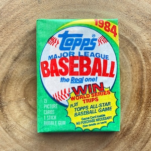 1984 Topps Baseball Wax Pack - (1) Pack