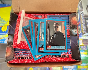 1991 Topps Terminator 2 (T2) Sticker Packs – Lot of 4 Unopened Packs