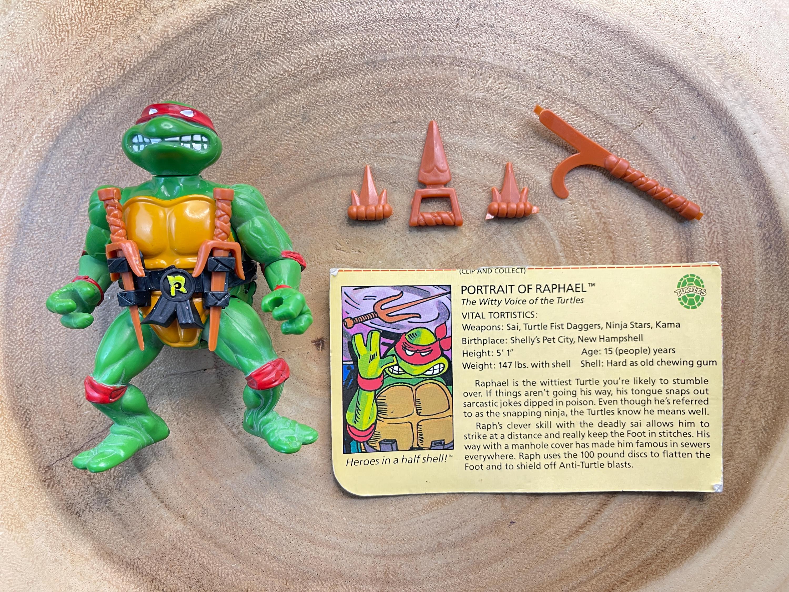 1988 Rafael, Hard Head, Teenage Mutant Ninja Turtles, Playmates