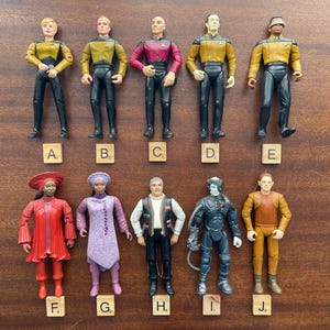 Early 1990&#39;s Star Trek Figures, The Next Generation, Deep Space Nine, Action Figures, Choose Your Figure