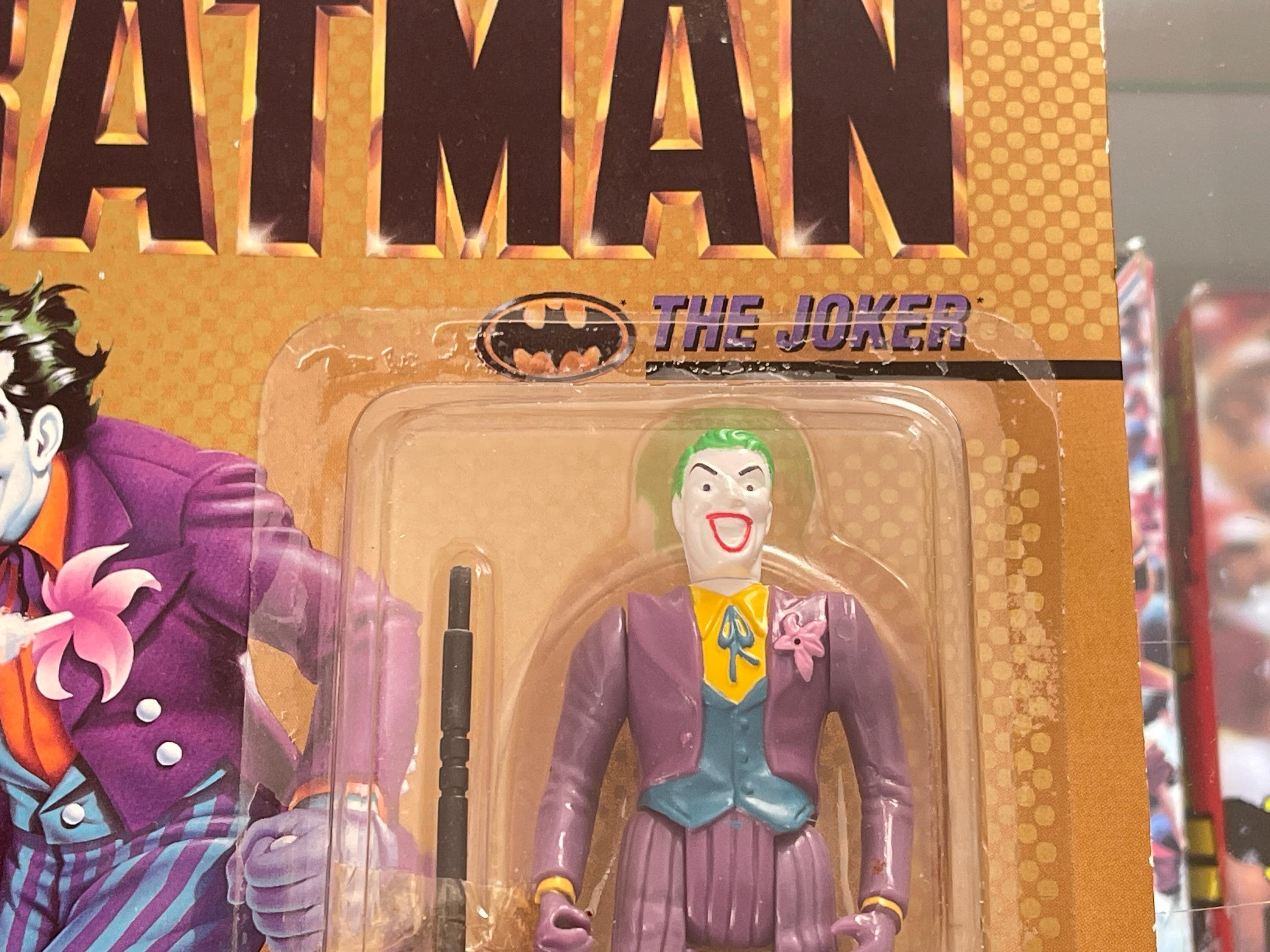 1989 Batman, the Joker, Toybiz, in Original Package, NIP, MOC, Yea