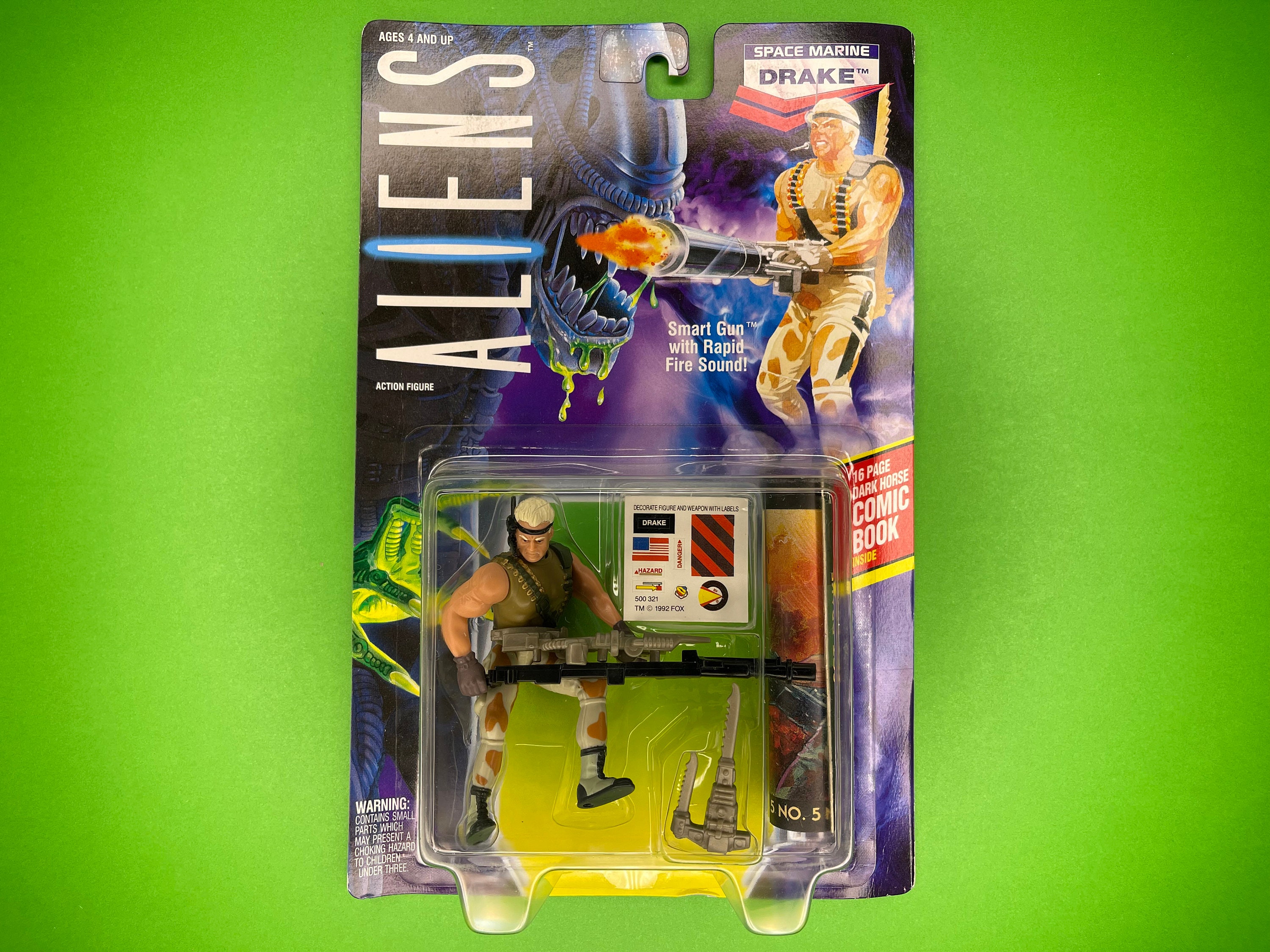 Vintage 1992 Aliens, Kenner, Drake, Action Figure, in Sealed