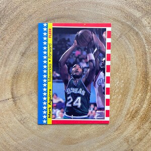 1987 Fleer Basketball Sticker, Mark Aguirre # 9 of 11