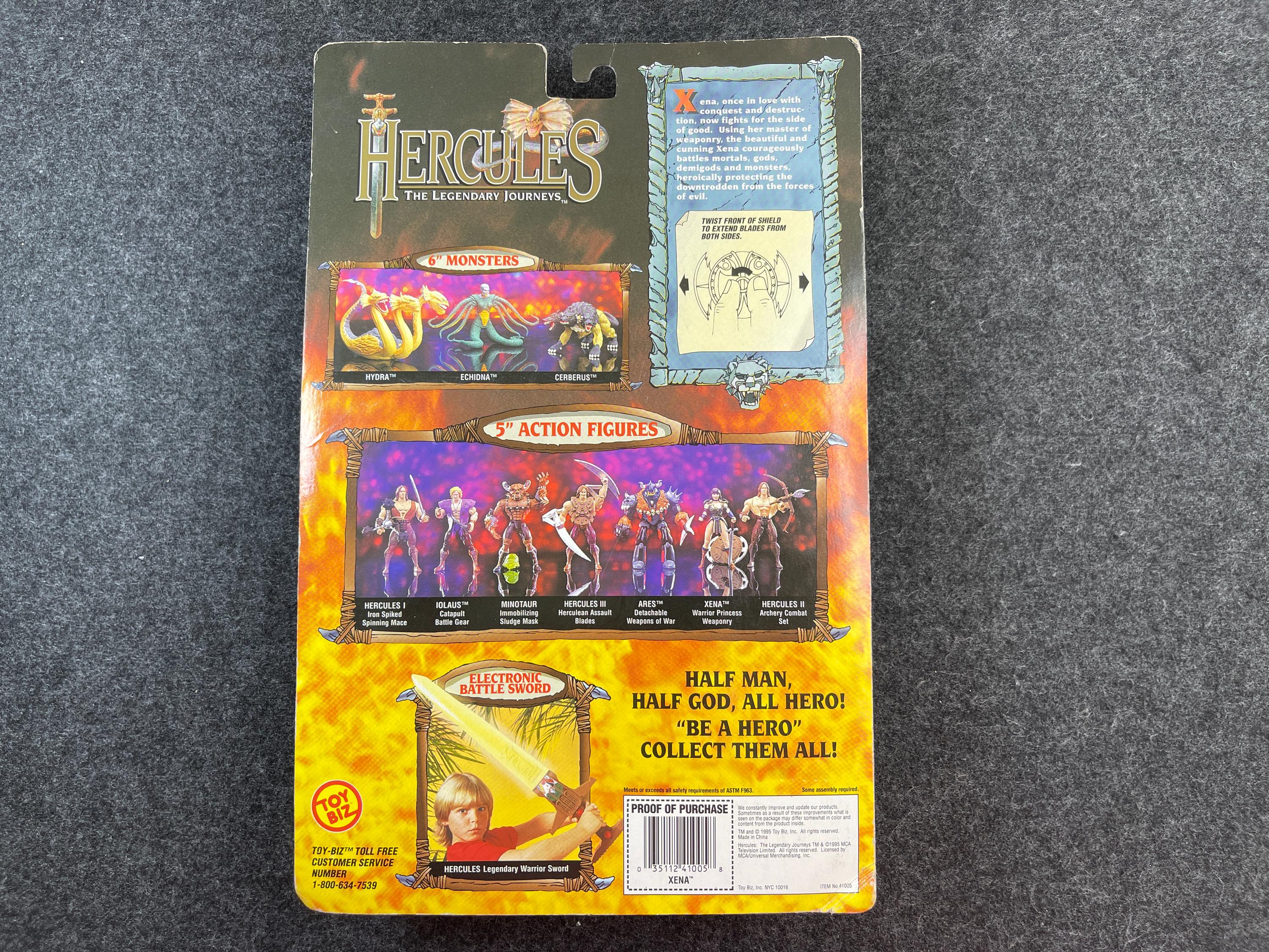 1995 Hercules, Xena Warrior Princess, the Legendary Journey, Toy