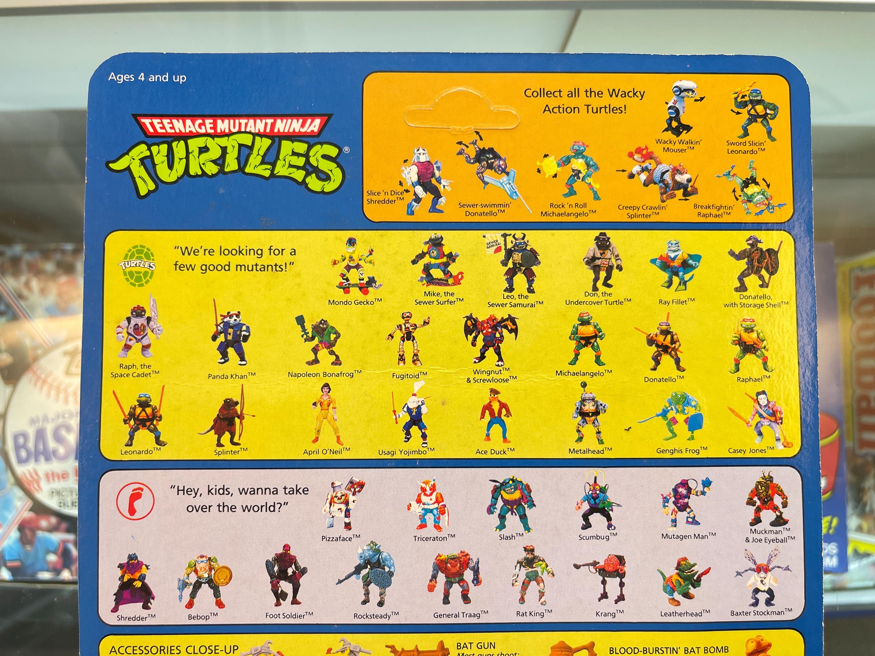 1990 Teenage Mutant Ninja Turtles, Wingnut & Screwloose, Playmates