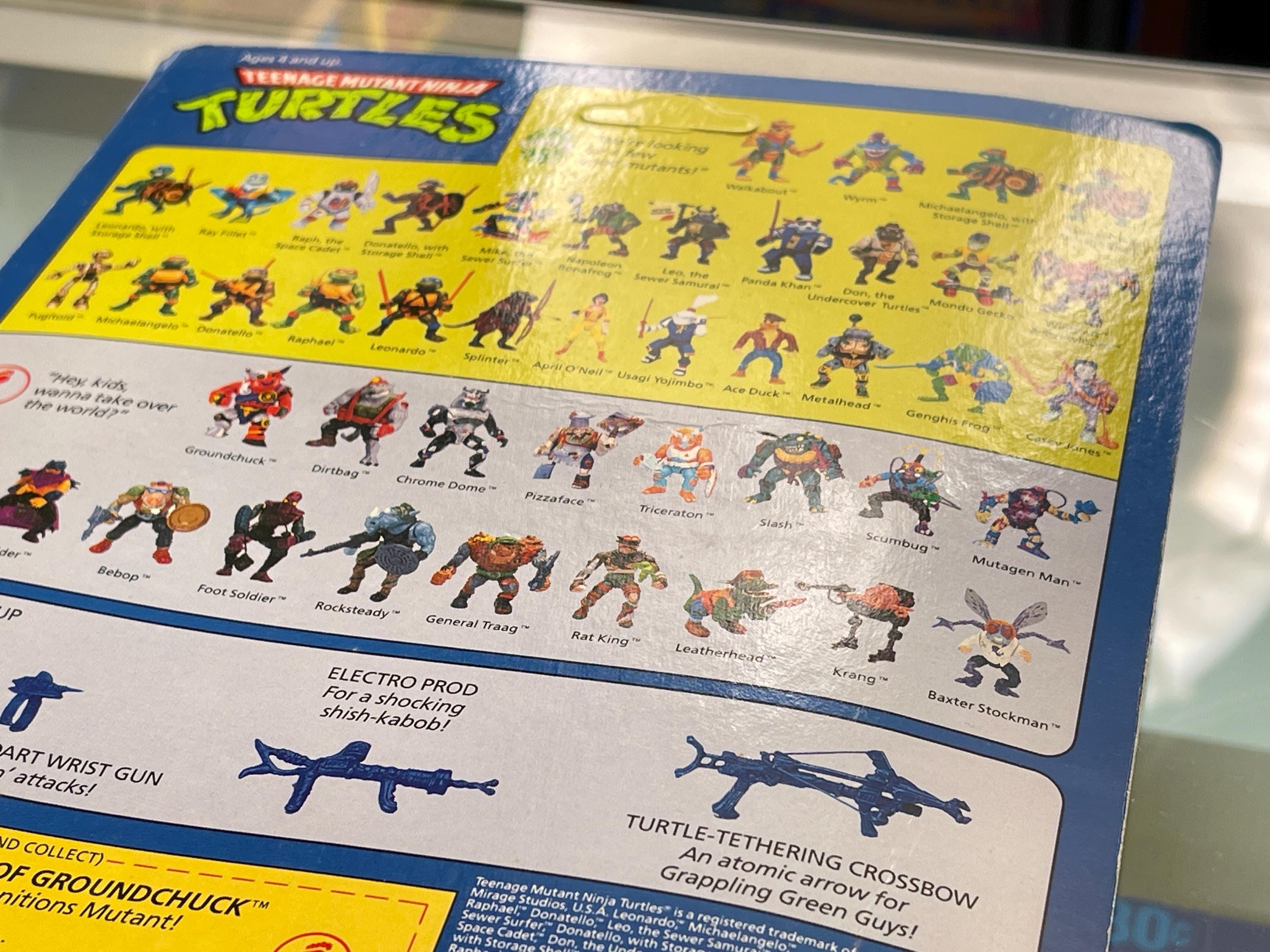1991 Teenage Mutant Ninja Turtles, Groundchuck, Playmates, Sealed