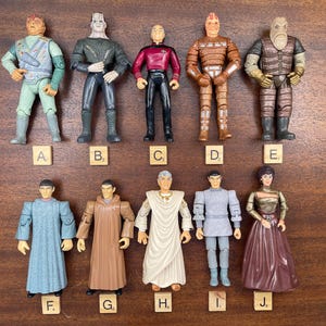 Early 1990&#39;s Star Trek Figures, The Next Generation, Deep Space Nine, Action Figures, Choose Your Figure