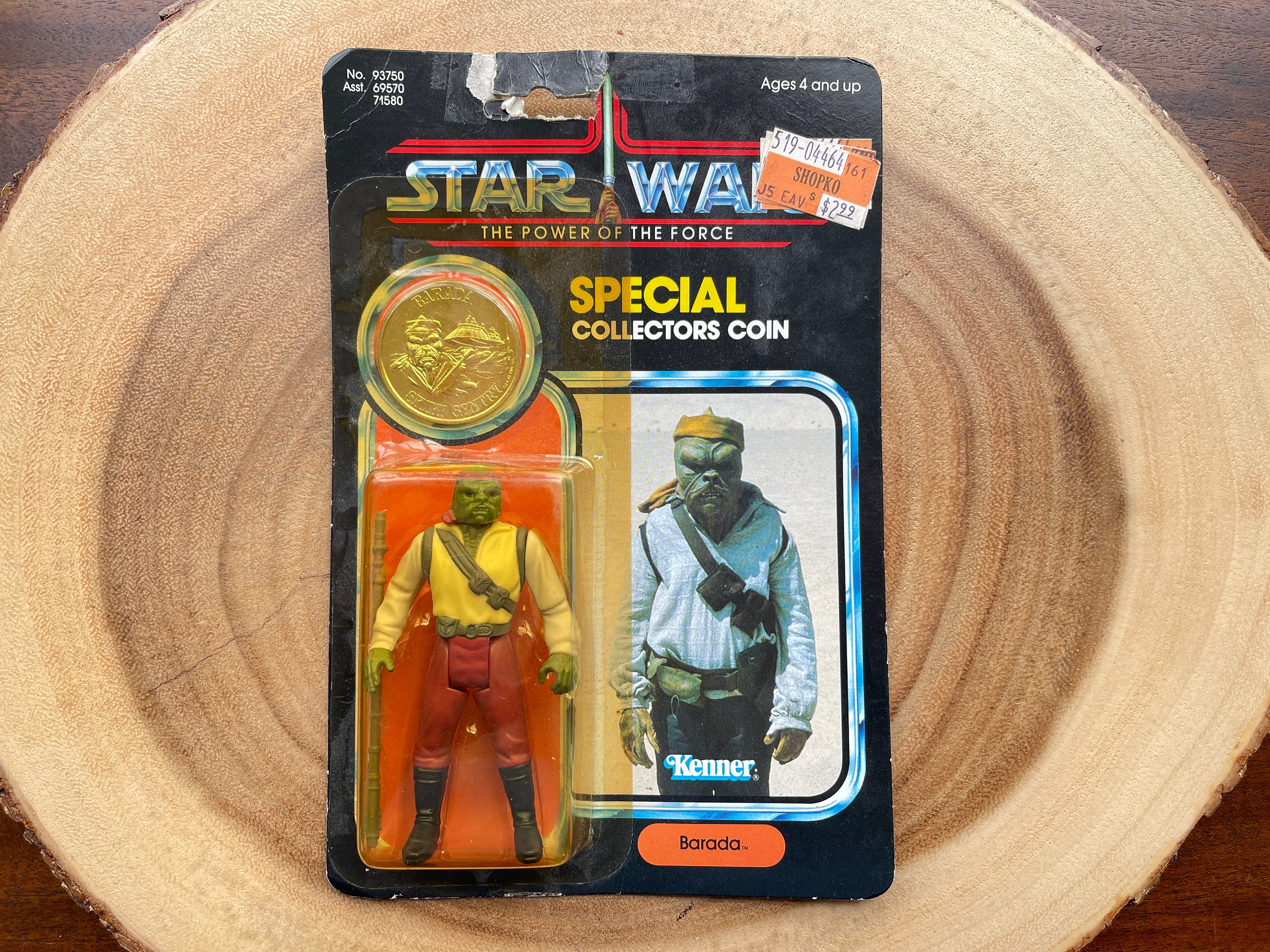 1984 Star Wars Action Figure, Barada, New in Package, Special