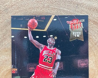 1992-93 Fleer, Michael Jordan #216, NBA Jam Session, Chicago Bulls