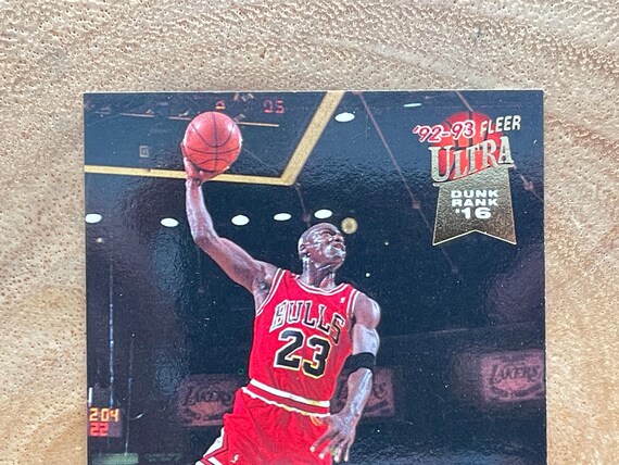 1992-93 Fleer, Michael Jordan #216, NBA Jam Session, Chicago Bulls