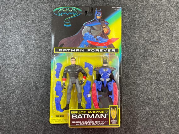 Vintage 1995 Batman Forever Bruce Wayne Quick Change Action Figure