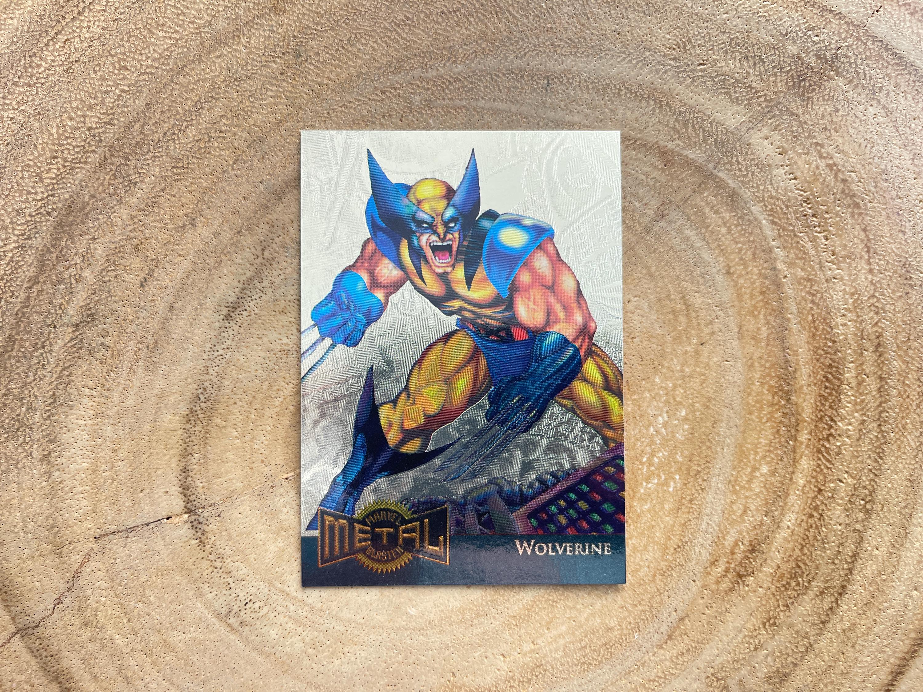 1995 Marvel Metal Blaster, Wolverine, Gold Blaster, Limited