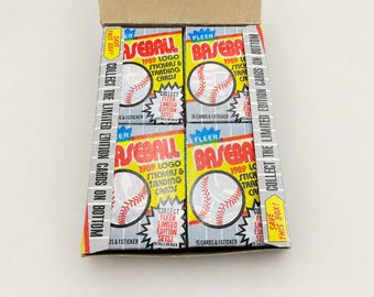 1989 Fleer Baseball Wax Packs - Lot of (4) Unopened Packs