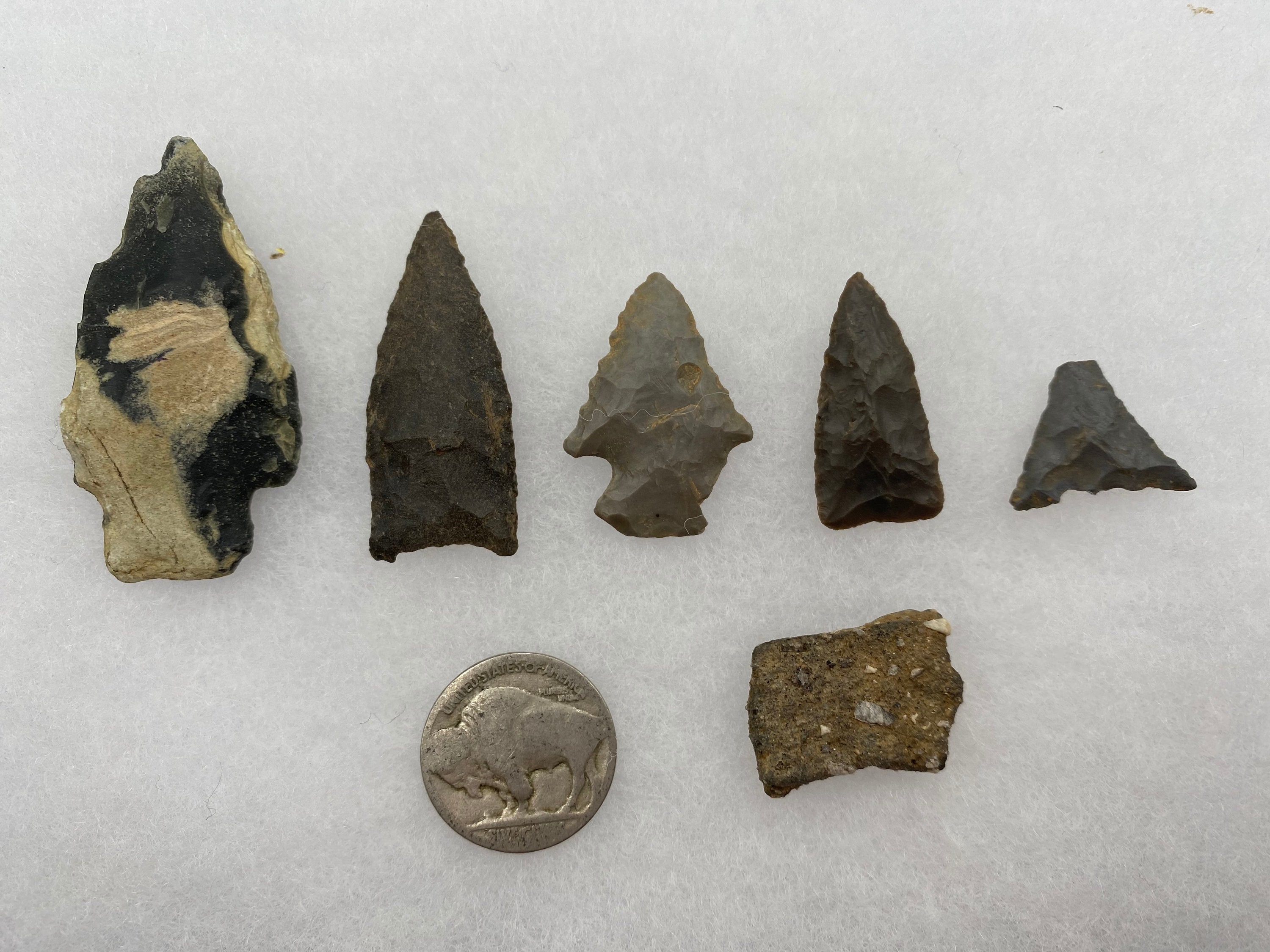 Authentic North Carolina Native American Arrowheads Lot of Etsy