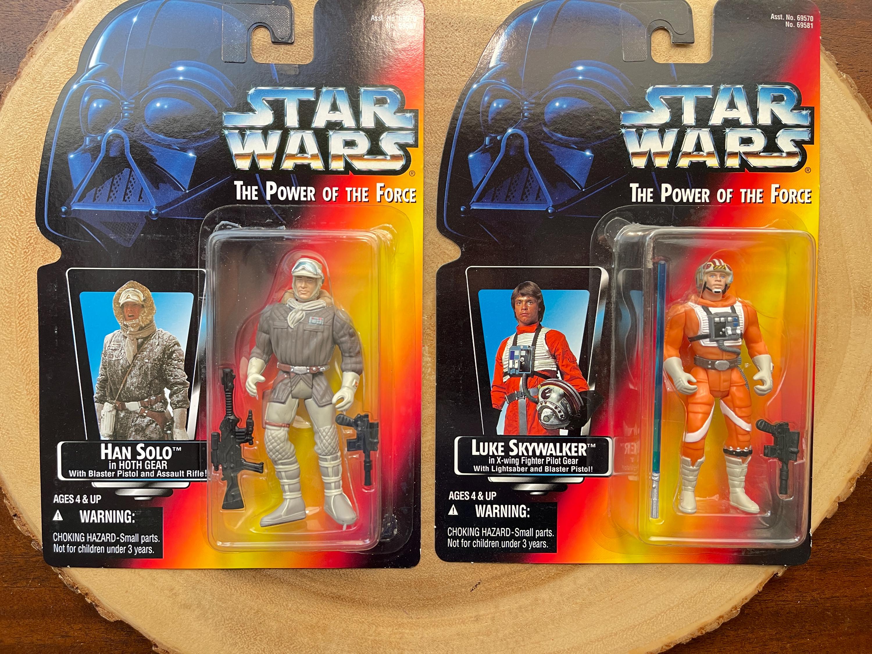 1995 Star Wars, Luke Skywalker X-wing & Han Solo Hoth, Kenner, the
