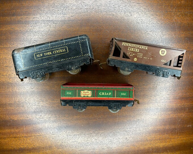 Vintage Marx Toy Trains, New York Central, C.R.I. & P. 552