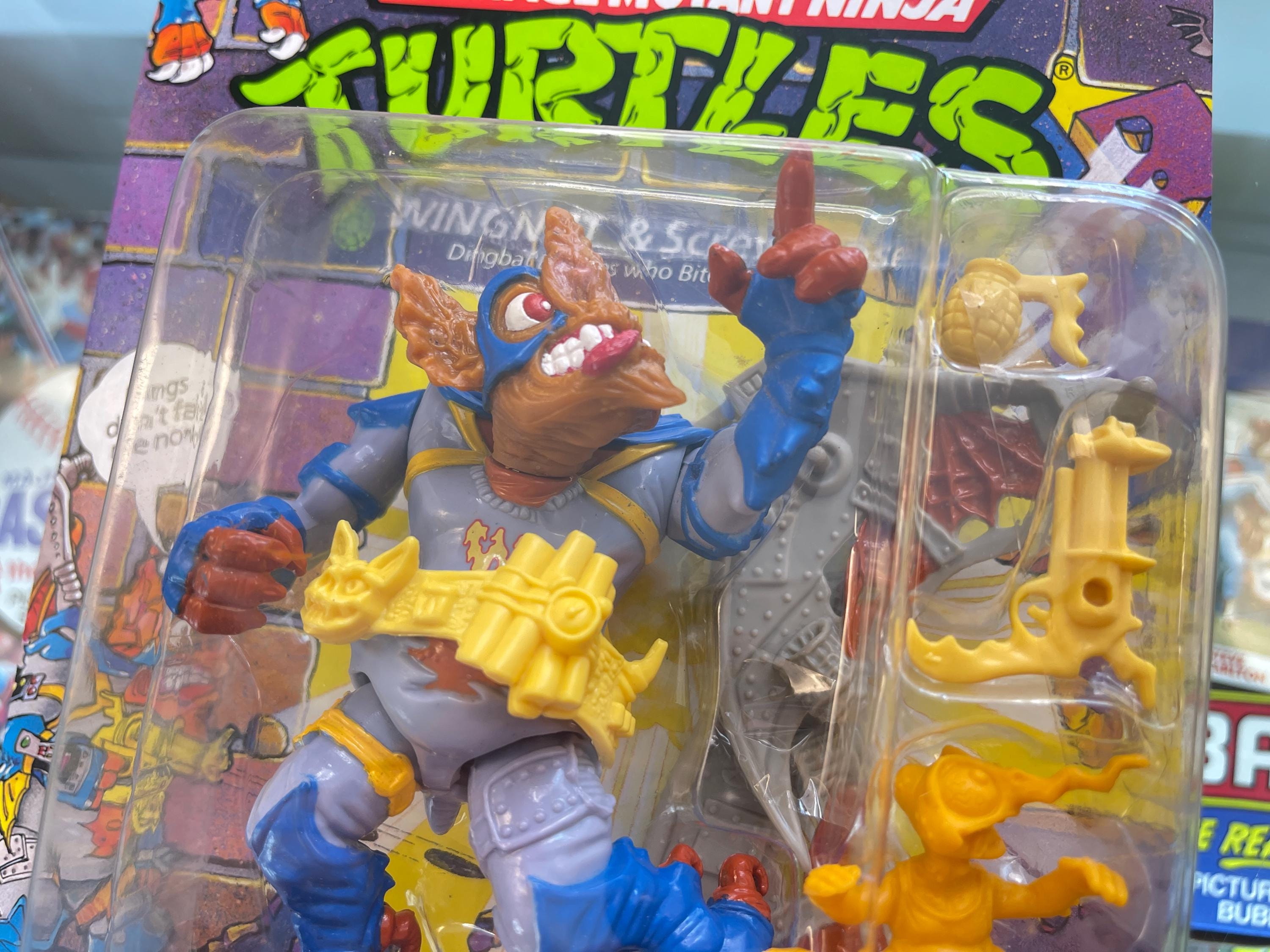 1990 Teenage Mutant Ninja Turtles, Wingnut & Screwloose, Playmates