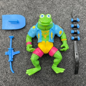 1990 Playmates Teenage Mutant Ninja Turtles Genghis Frog Action