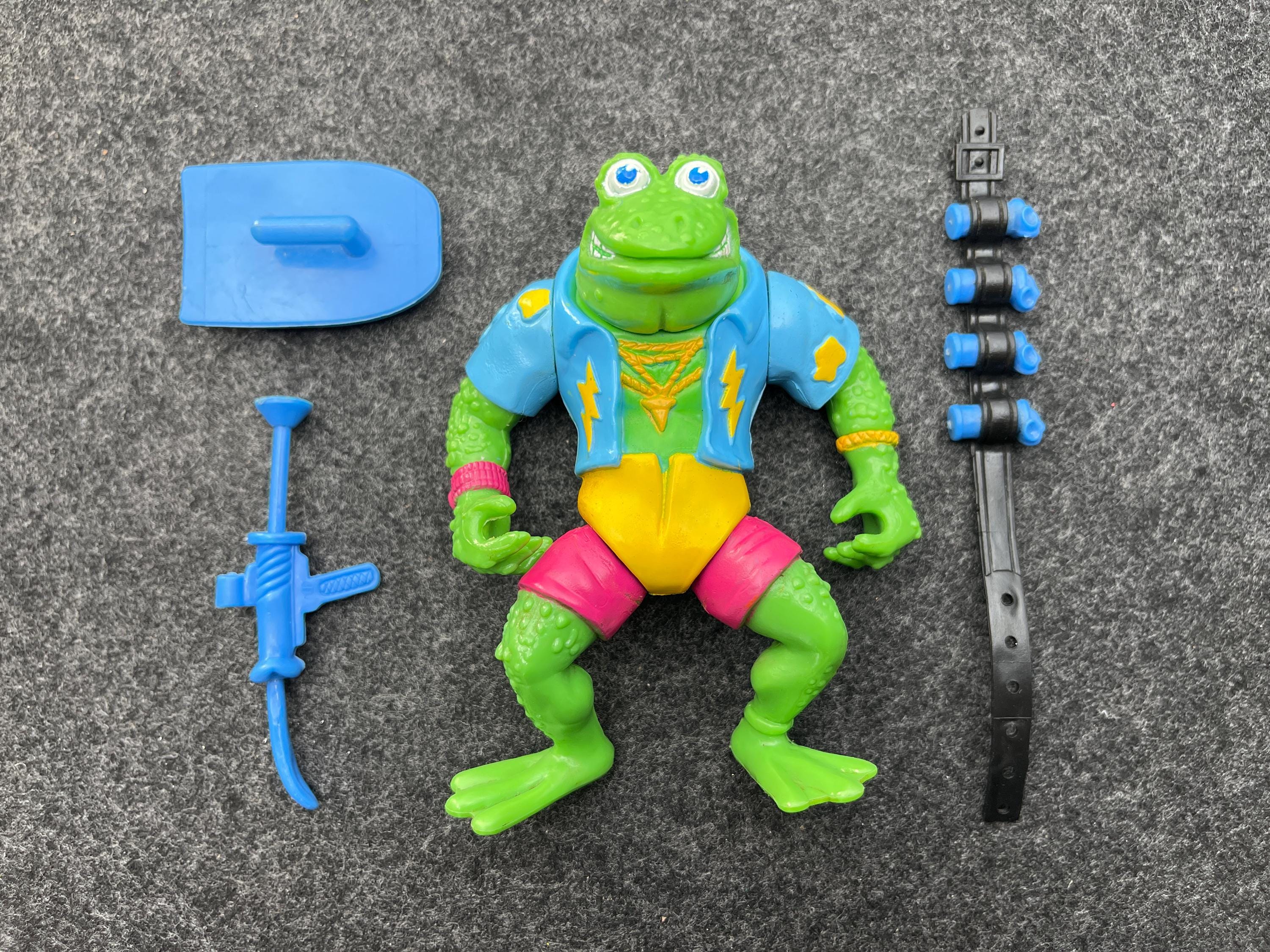 1990 Playmates Teenage Mutant Ninja Turtles Genghis Frog Action
