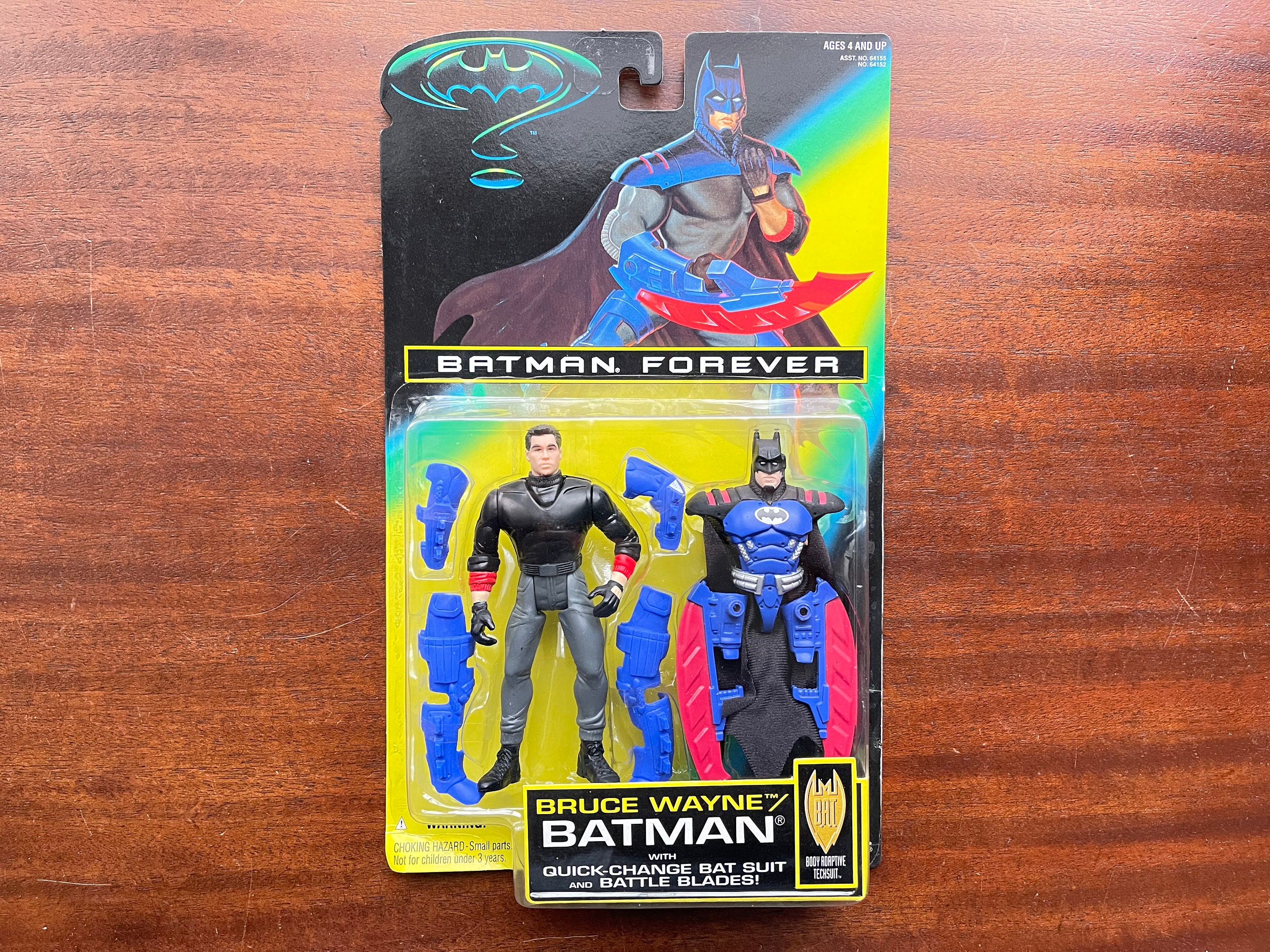 1995 Batman Forever, Bruce Wayne With Quick Change Bat Suit
