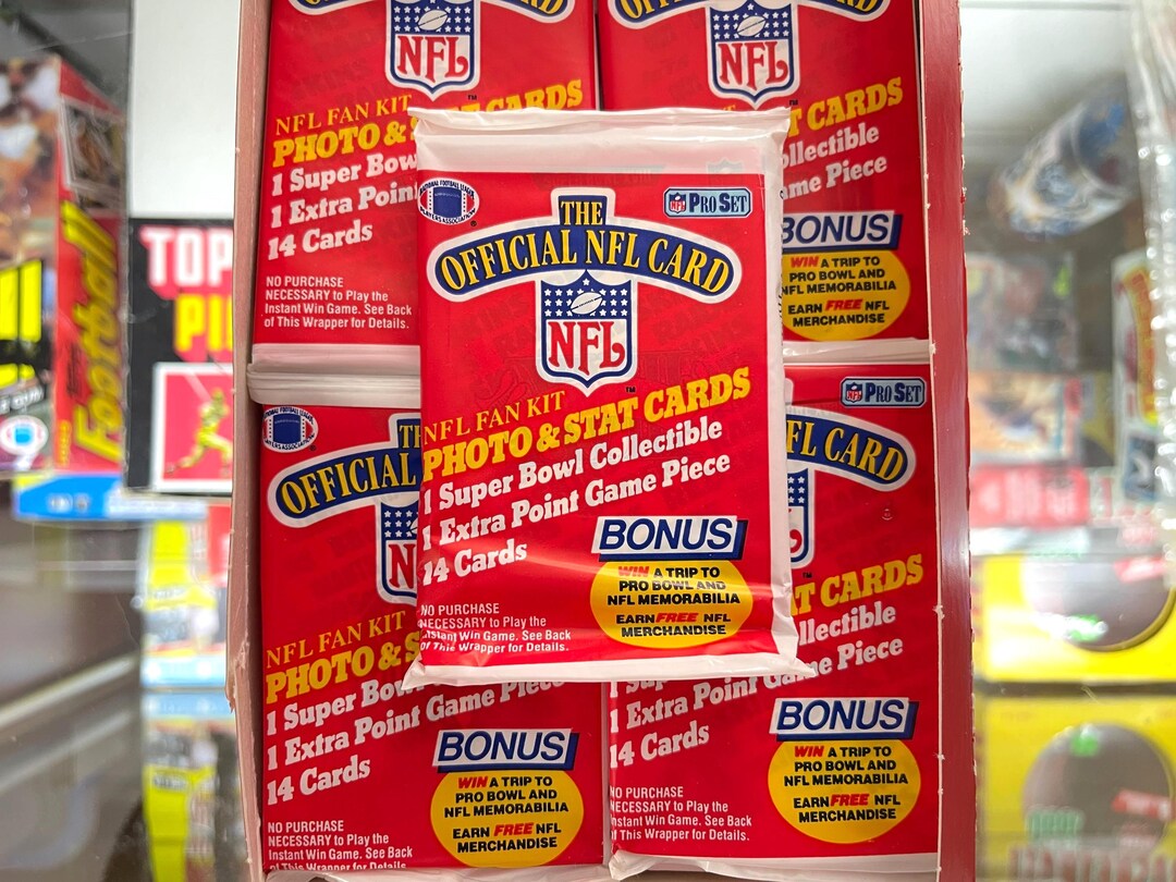 1989 Pro Set Football Cards – Lot of (4) Packs - Etsy