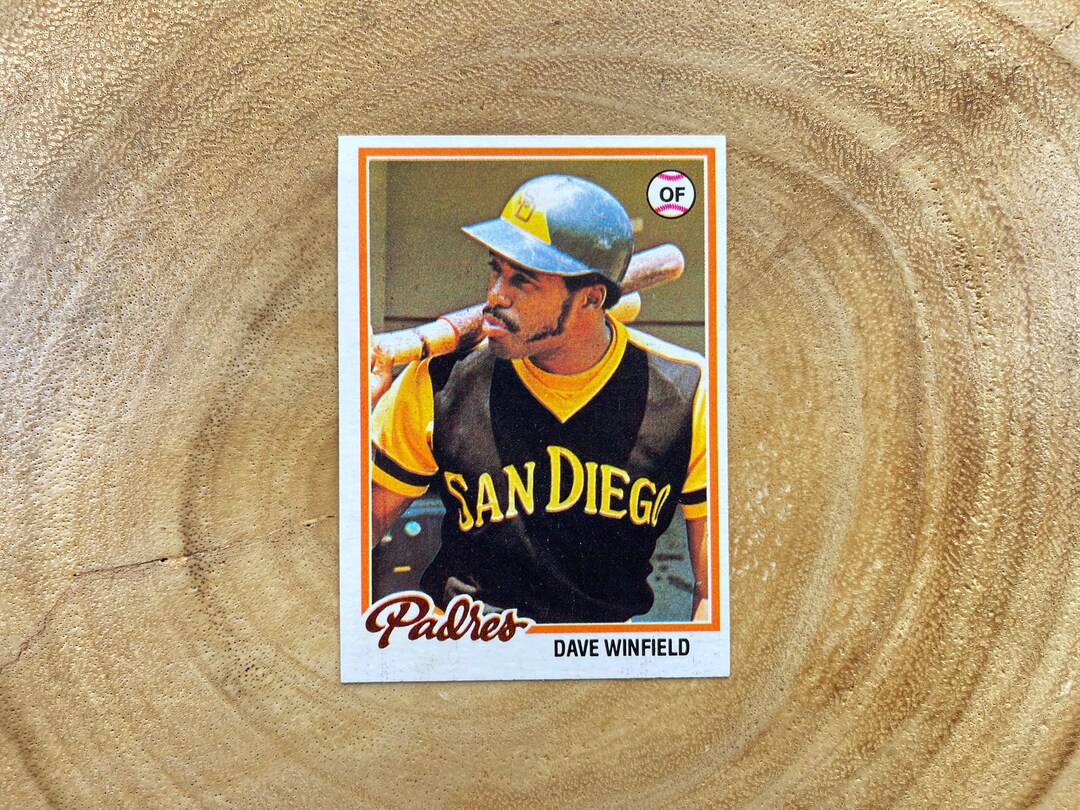 1978 Topps, Dave Winfield 530, Topps Baseball, Padres