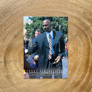 1997 Upper Deck #165, Michael Jordan, Court Perspectives