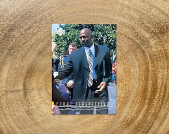 1997 Upper Deck #165, Michael Jordan, Court Perspectives