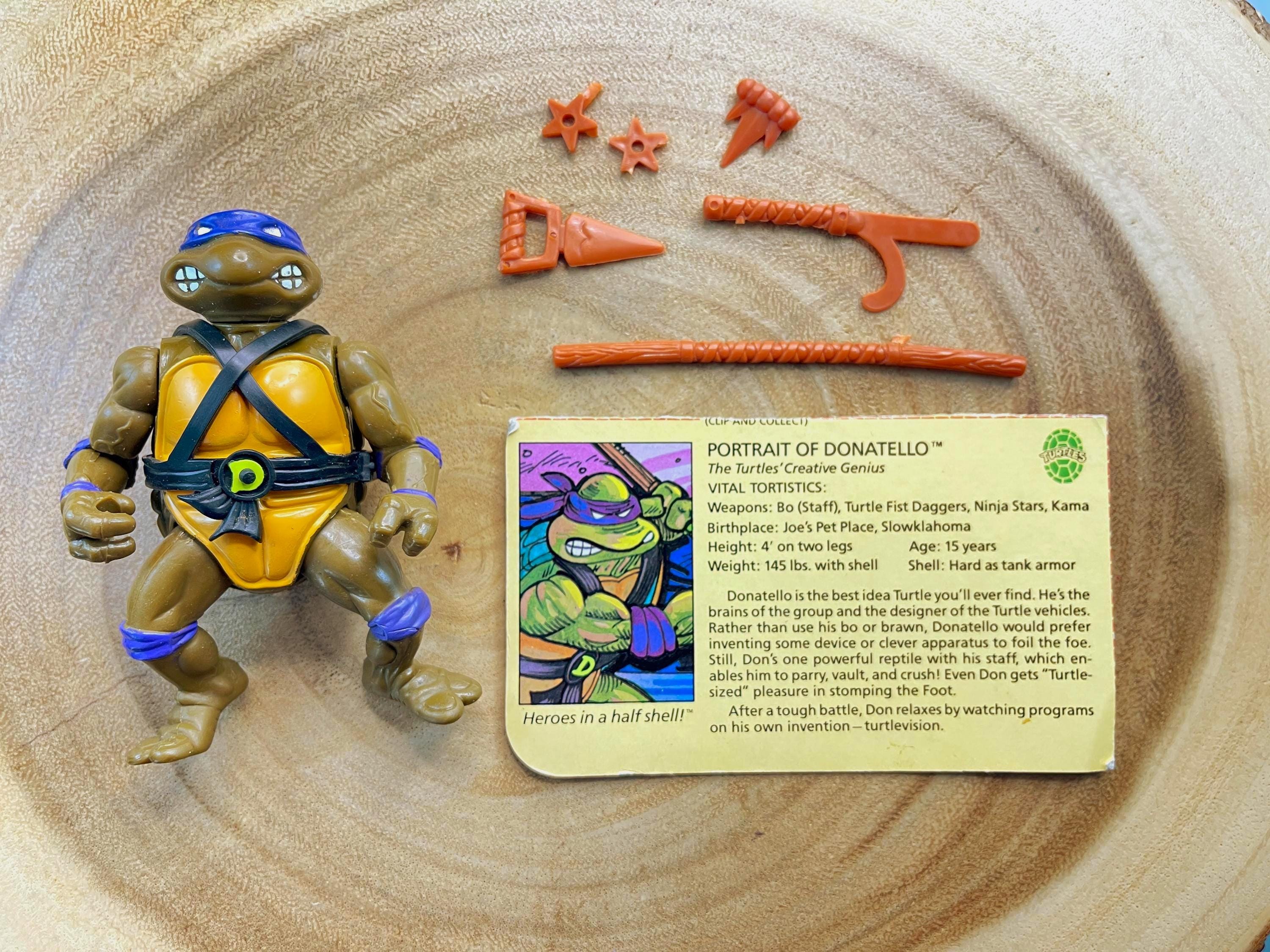 1988 Donatello, Teenage Mutant Ninja Turtles, Playmates, Weapon