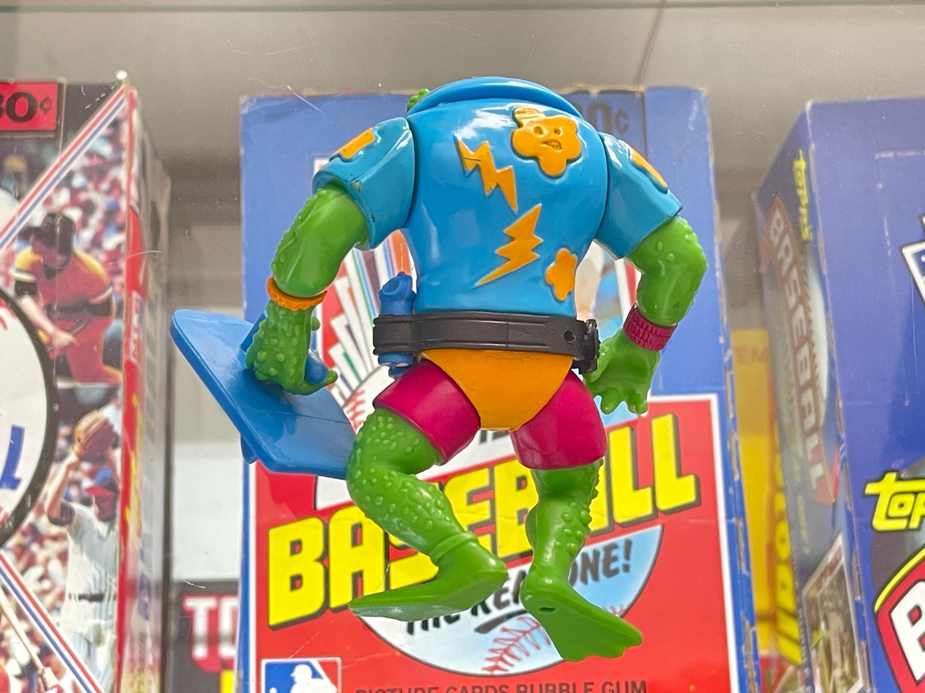 1989 Genghis Frog, Teenage Mutant Ninja Turtles, Playmates, With