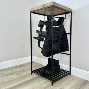 Guard the Line Police Gear Rack - Law Enforcement and Military Gear ...