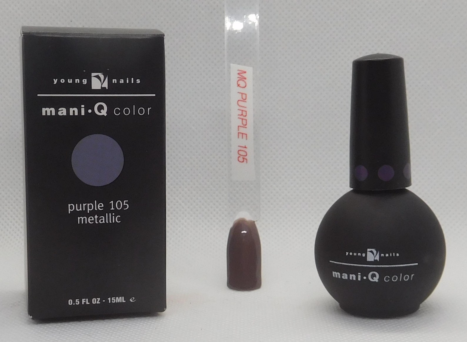 Young Nails Maniq Color Gel Polish 'purple 105' NEW Etsy