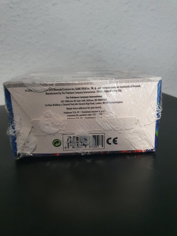 Pokemon Xy Evolutions Booster Box Display Proxy Etsy