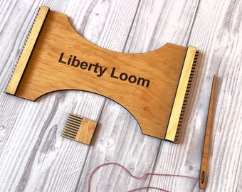 Weaving Tapestry Loom kit 29x17 cm, Weaving loom for beginners, Table Weaving loom, Weaving supplies, Mini loom for weaving, Weaving gift