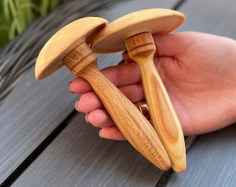 Wooden Darning Mushroom: Traditional Clothing Repair Tool
