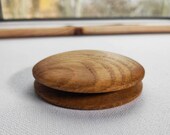 Darning Disc with ruber band, Diameter 6.7 cm, Made from Oak Wood, Darning tools, Darning Mushroom Mending, Darner, Sewing Tools