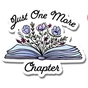 Book Reader Vinyl Sticker Decal 3 Inch Party Favors, Decorations, Party ...