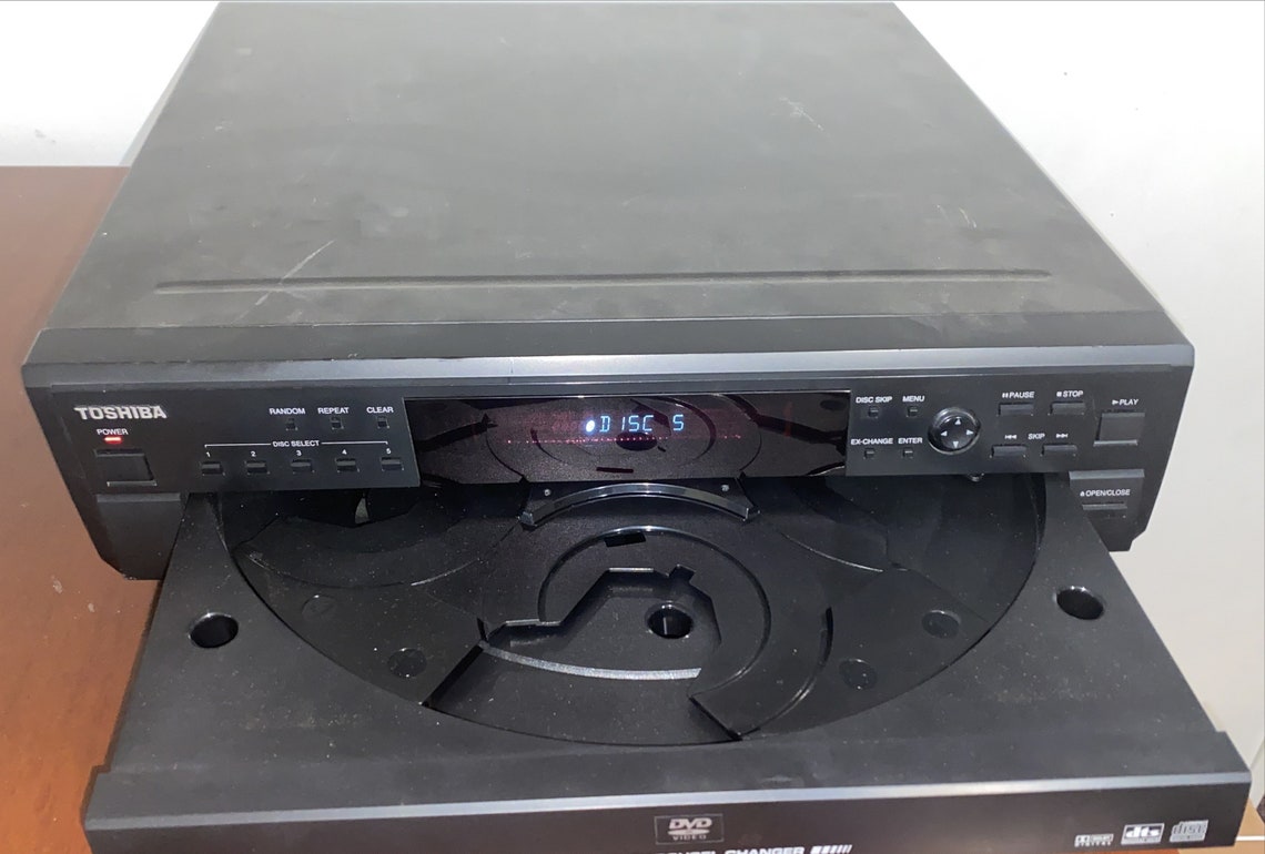Toshiba SD2705 5 disc CD player Etsy