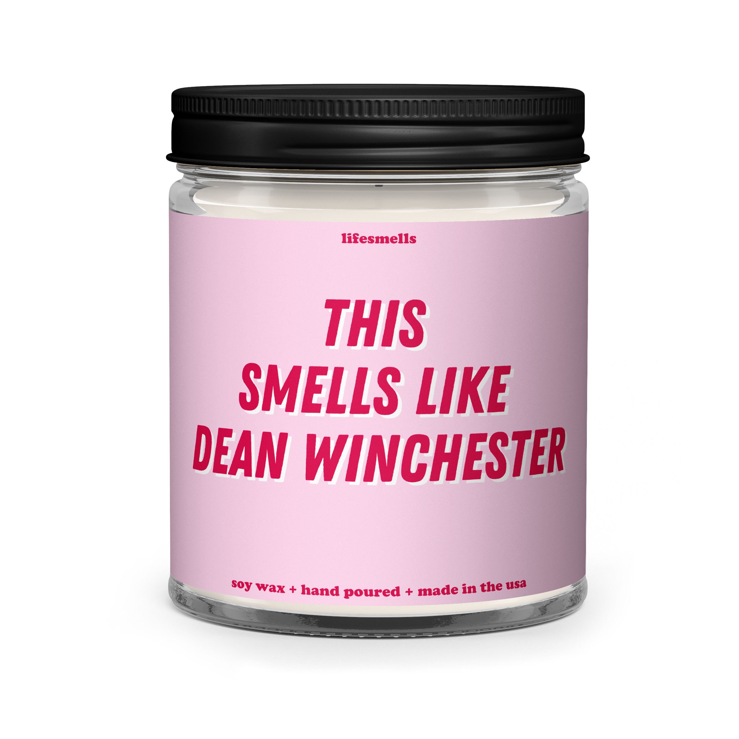 This Smells Like Dean Winchester Candle Supernatural Gift Etsy