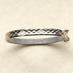 Vintage Gold PLATED Bangle. Marked RGP 18K. As IS. Please Read Description.