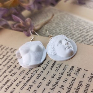 Dark Academia Earrings, Quirky earrings, Renaissance Jewelry, Women Power Earrings, Breasts Earrings, Statement Novelty Earrings, MATURE