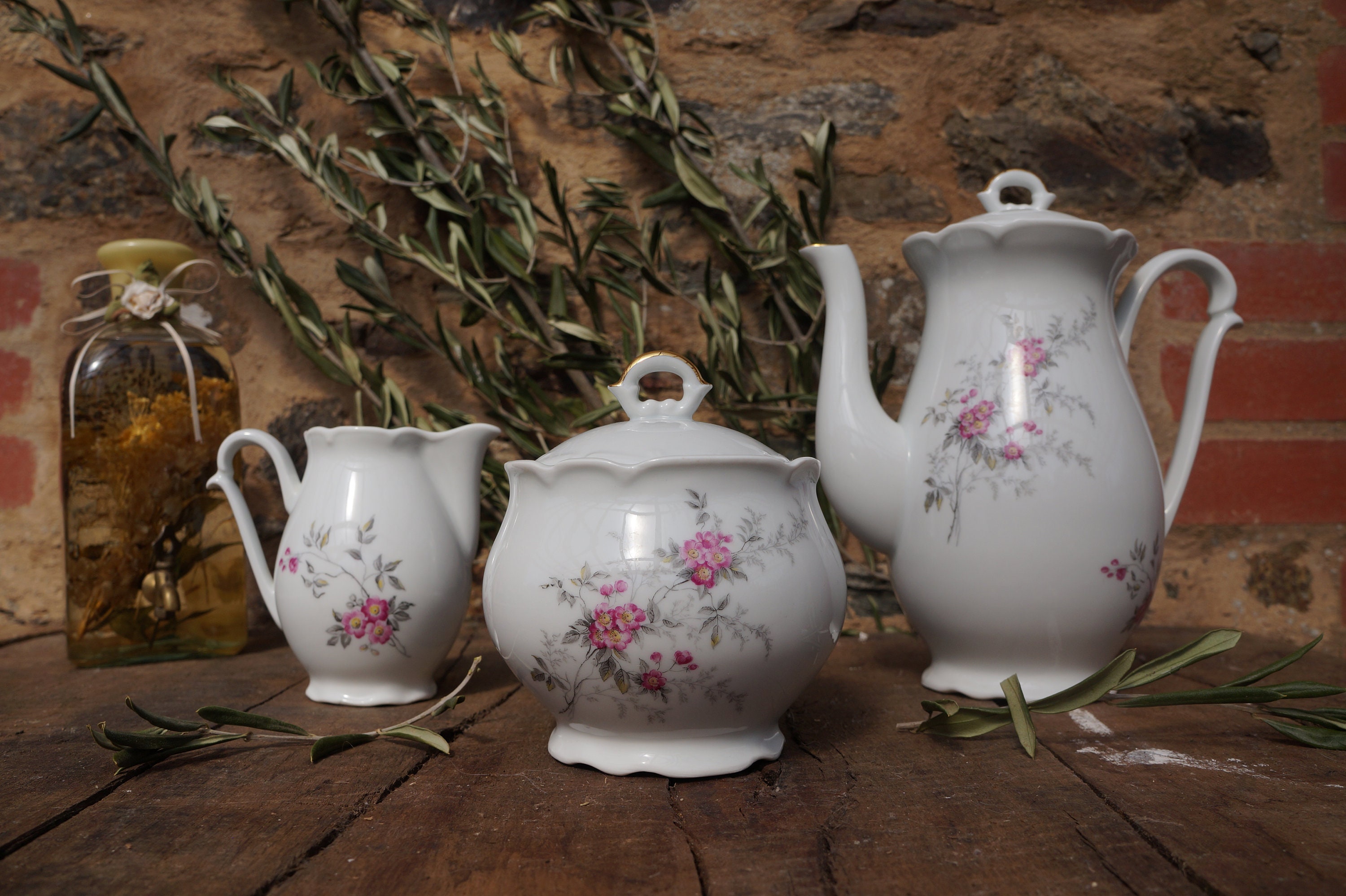 Old French Porcelain Tea Service