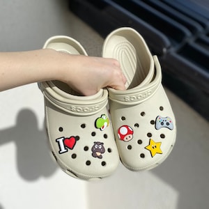 Crocs Charms Mario Kart, Jungen Croc Jibbitz, Anstecker, Schuh Charm Boys, Croc Pins Set, Mario Bros, Clogs Schuhdekoration, Gaming