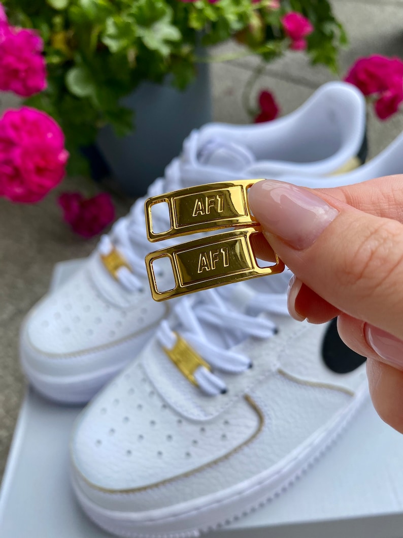 gold lace locks af1